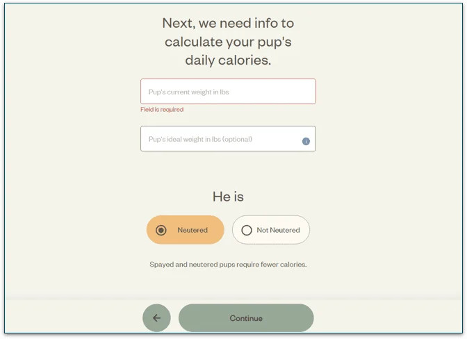 Ollie's customization quiz