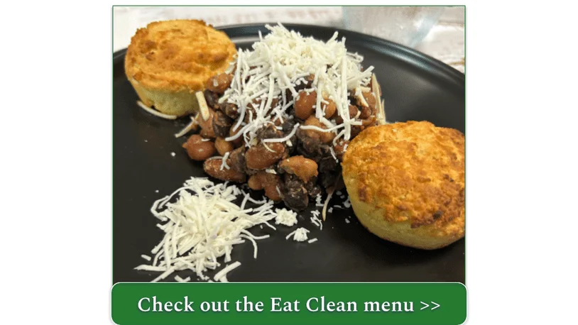 Eat Clean's Plant Based 3 Bean Chili with Homemade Corn Bread