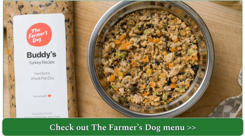 The Farmer's Dog's turkey meal