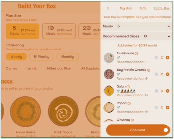 Image with The Cumin Club's list of side dishes