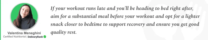 Quote from our on-staff nutritionist