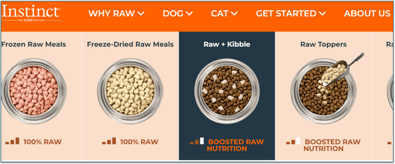 Instinct's home page