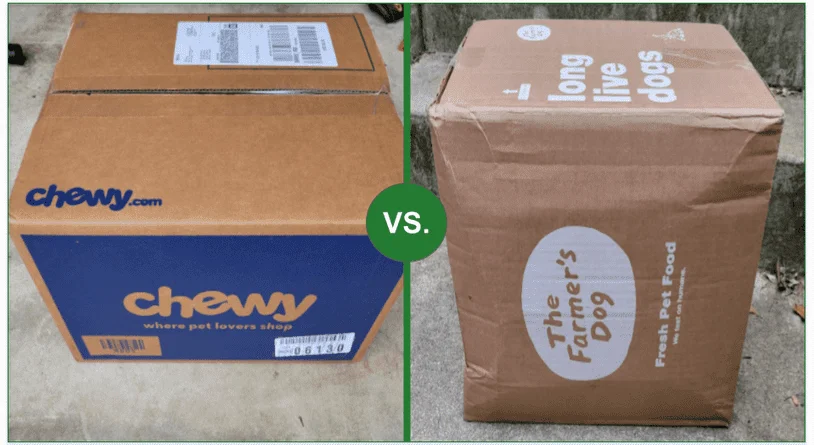 Image with the boxes I got from Chewy and TFD