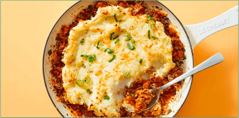 Dinnerly's BBQ Beef and Mashed Potato Casserole