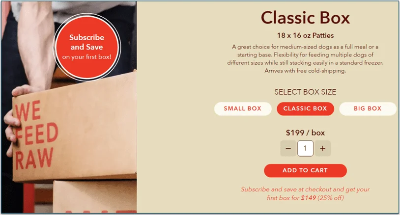 Save 25% on your first box when you subscribe