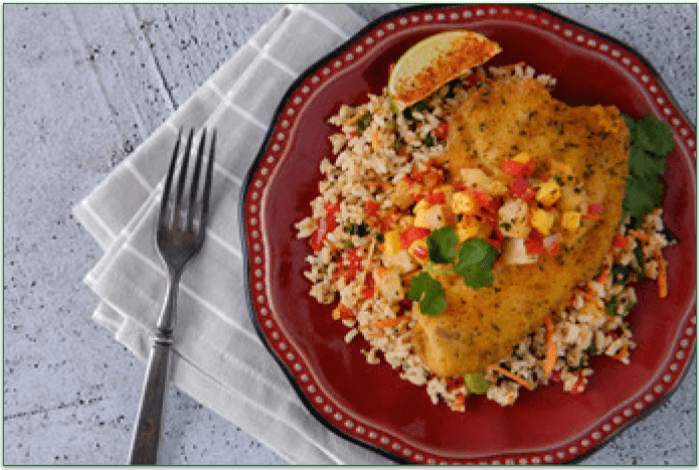 Seattle Sutton's Chili Lime Tilapia With Pineapple Salsa