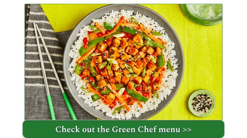 Green Chef's Sriracha-Tamari Tofu Bowls