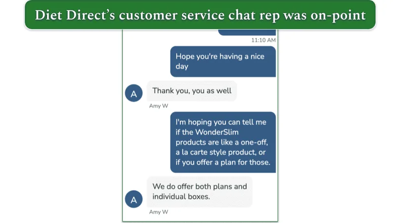 diet direct customer service live chat