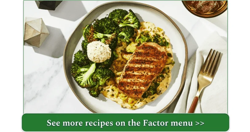 Factor's Black Pepper & Sage Pork Chop recipe