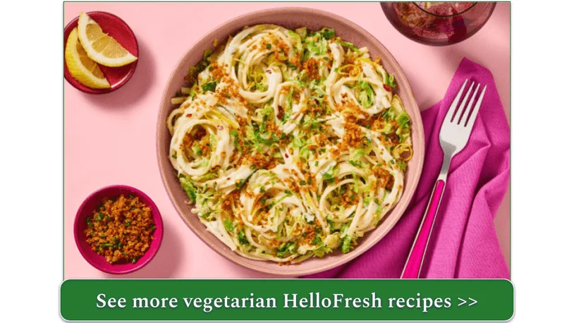 Lemony Spaghetti with Brussels Sprouts by HelloFresh