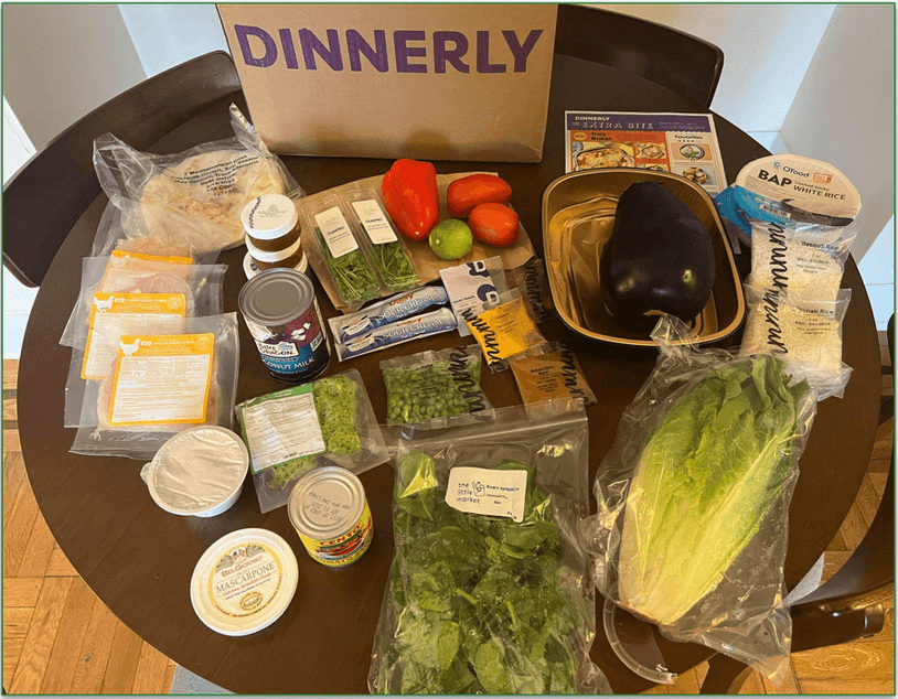 Unboxed Dinnerly order