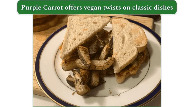 Purple Carrot’s Carrot Burger