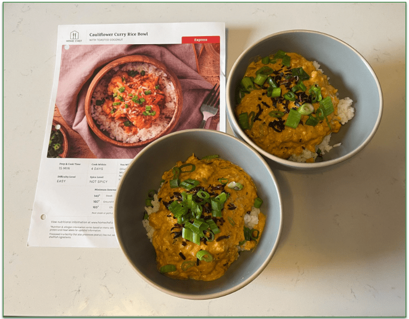 Our reviewer made these Cauliflower Curry Bowls