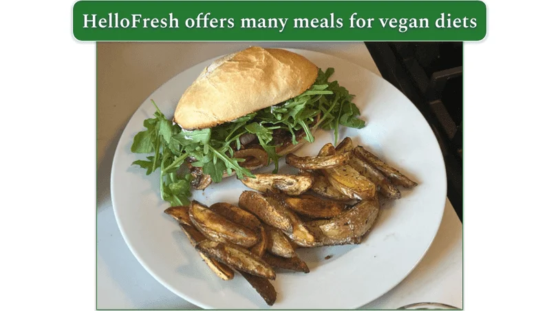 Our reviewers own image of Vegan mushroom french dip sandwiches