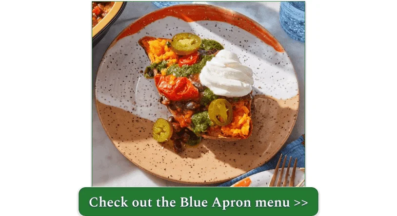 Blue Apron's Mexican Stuffed Sweet Potatoes