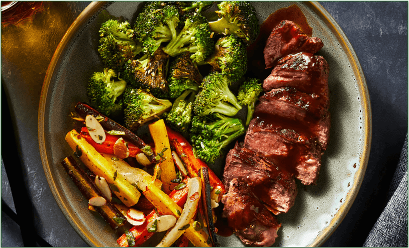 Green Chef's Beef Tenderloin & Brown Butter Carrots