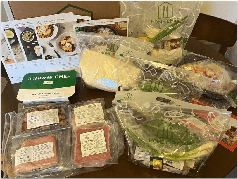 There’s a fair amount of recyclable plastic in each delivery