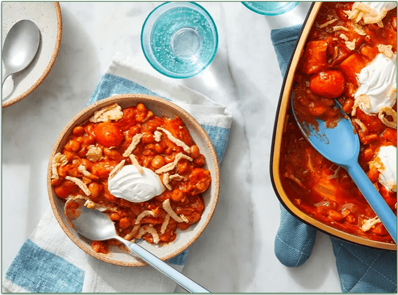 Blue Apron's Oven-Baked Butternut Squash Chili