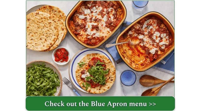 Blue Apron's Oven-Baked Sausage & Mozzarella Pitas