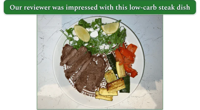 Green Chef’s 21 Day Aged Rump Steak and Pumpkin Seed Pesto