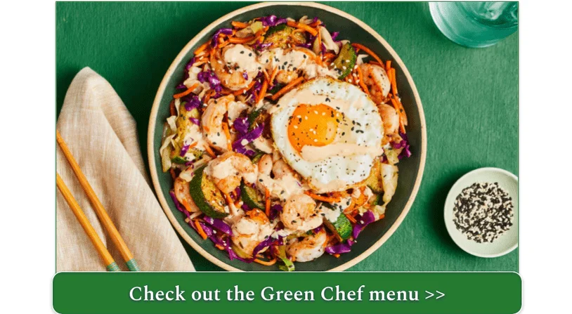 Green Chef's Sesame-Ginger Shrimp Bowls