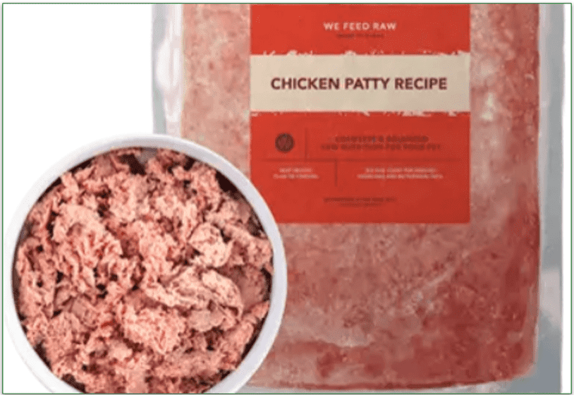 We Feed Raw's Chicken Patty Recipe