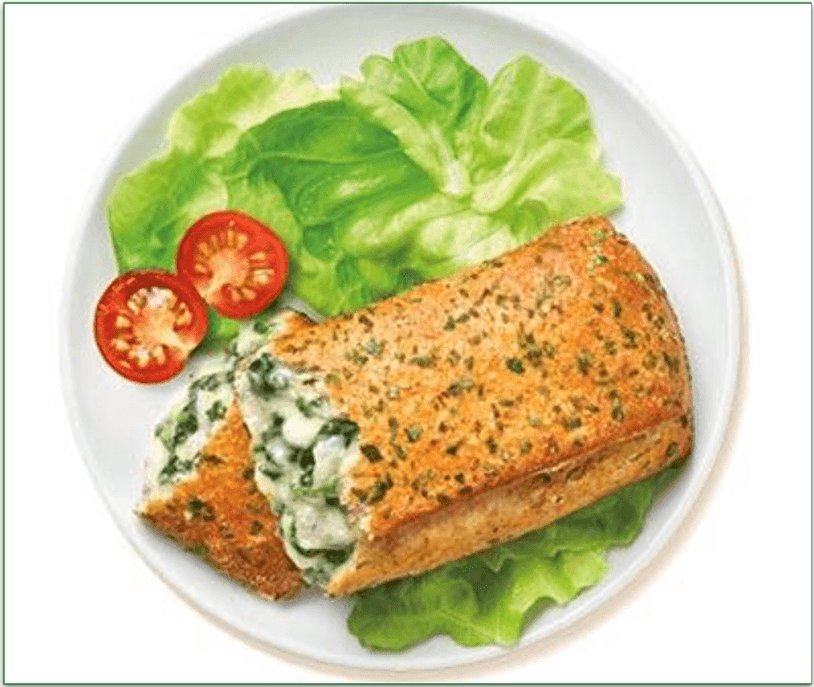 Nutrisystem's Spinach and Cheese Pretzel Melt