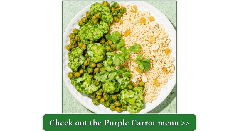Purple Carrot's Palak Cauliflower