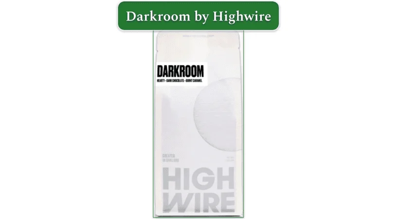 a screenshot of darkoom coffee from highwire