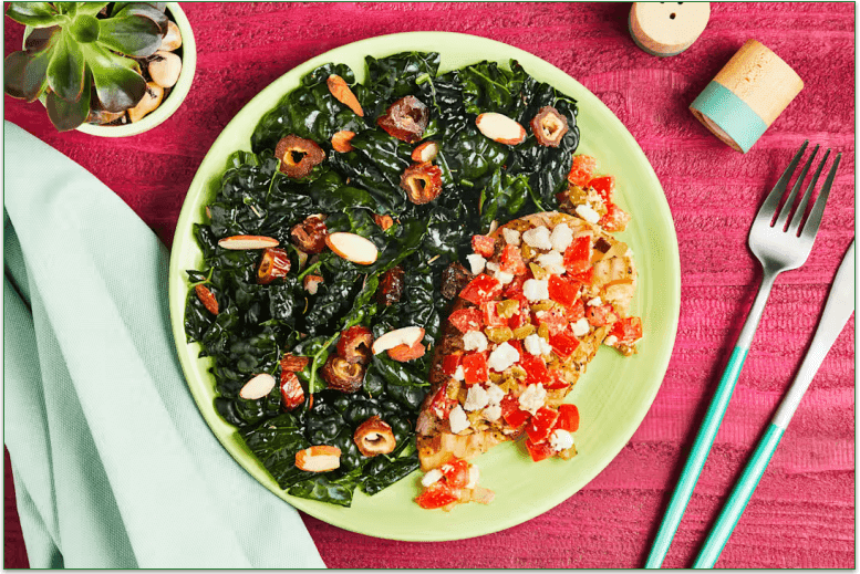 Green Chef's Mediterranean Chicken with Olive Tapenade