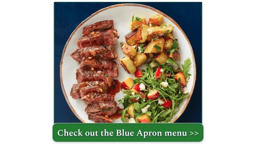 Blue Apron's Ribeye Steak & Rosemary-Butter Sauce