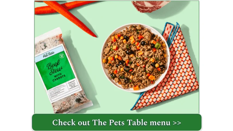 The Pets Table Beef Stew recipe in a bowl