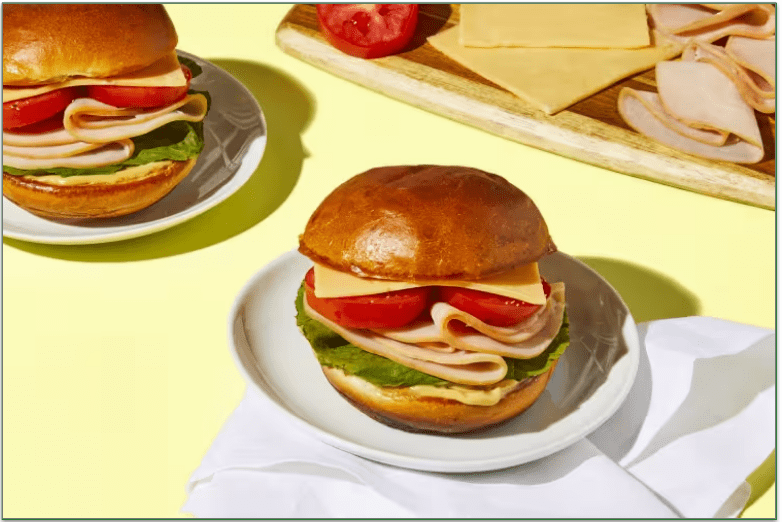 HelloFresh's Turkey & Gouda Brioche Sandwiches dish