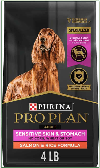 Chewy's Purina Pro Plan Adult Sensitive Skin & Stomach Salmon & Rice Formula