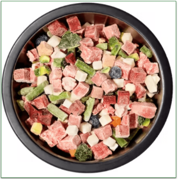 A bowl of Maev Beef mix
