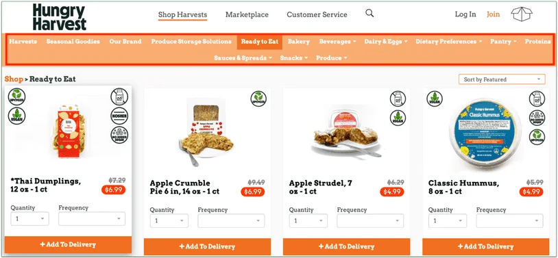 hungry harvest add-ons examples
