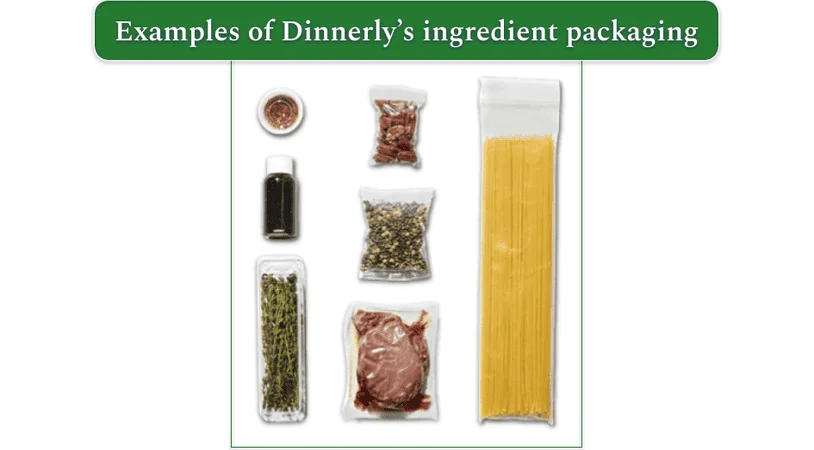 Dinnerly's packaging