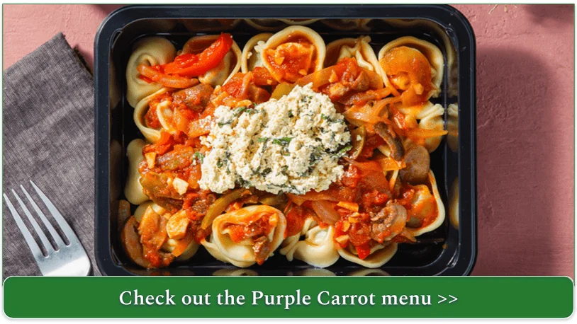 Purple Carrot's Orzo Broccoli Romesco