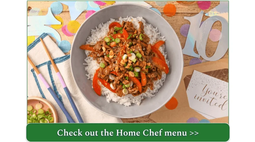 Home Chef's Teriyaki Steak and Peppers