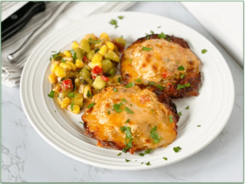 Diet-to-Go's Sofrito Chicken Melt dish