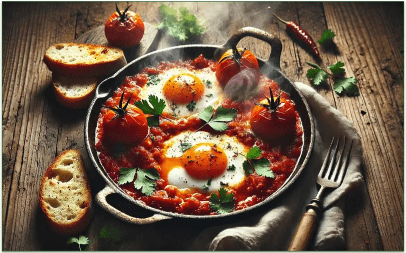 Shakshuka in a pan