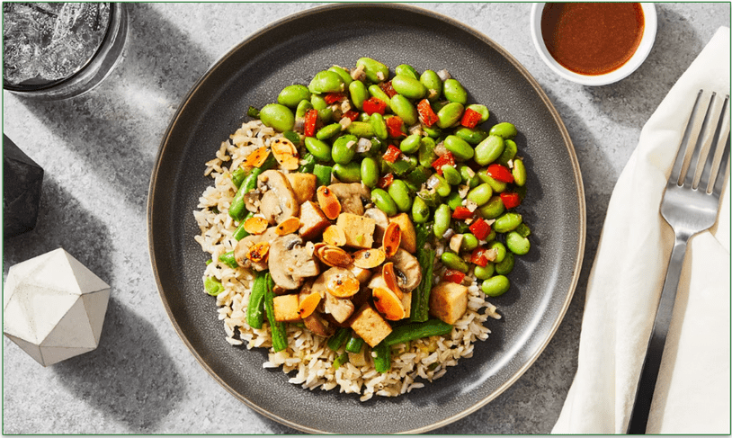 Factor's Smoked Tofu Almond Stir-Fry