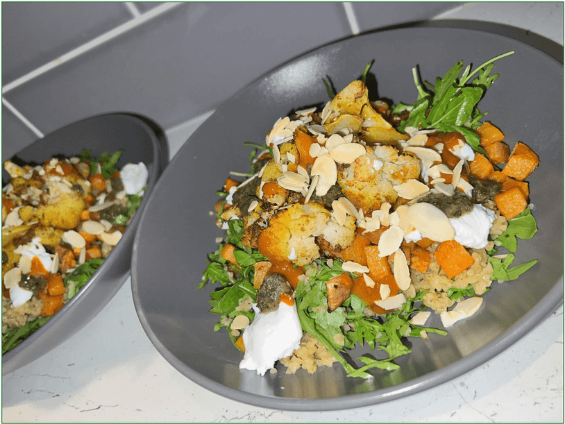 Green Chef’s Harissa and Zhoug Cauliflower