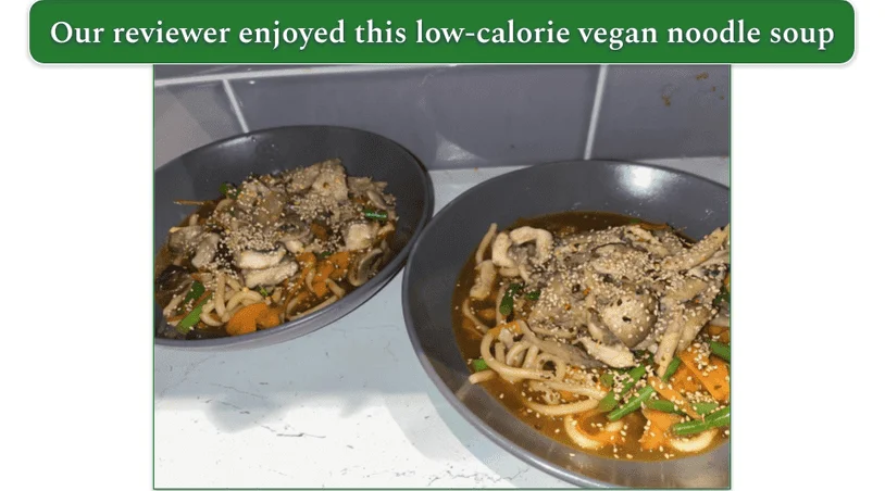 Green Chef’s Miso Mushroom and Udon Noodle Soup