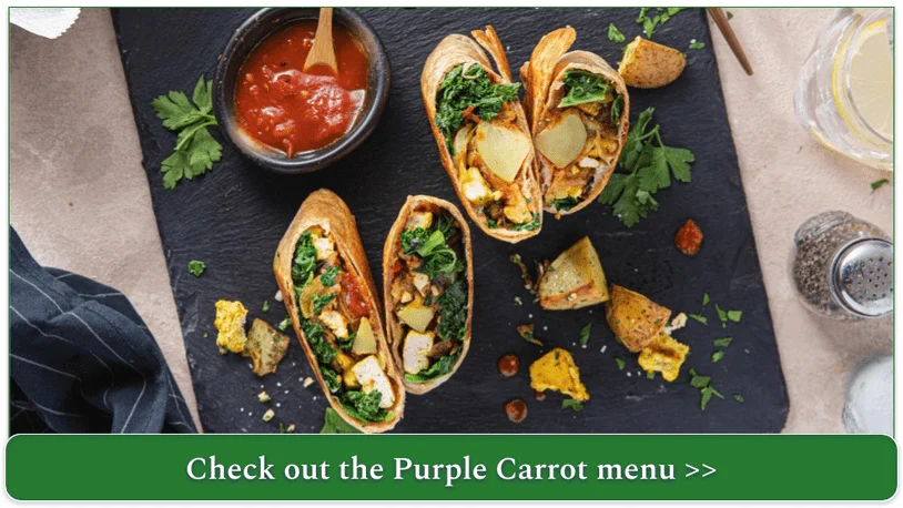 Purple Carrot's Crispy Tofu Burritos