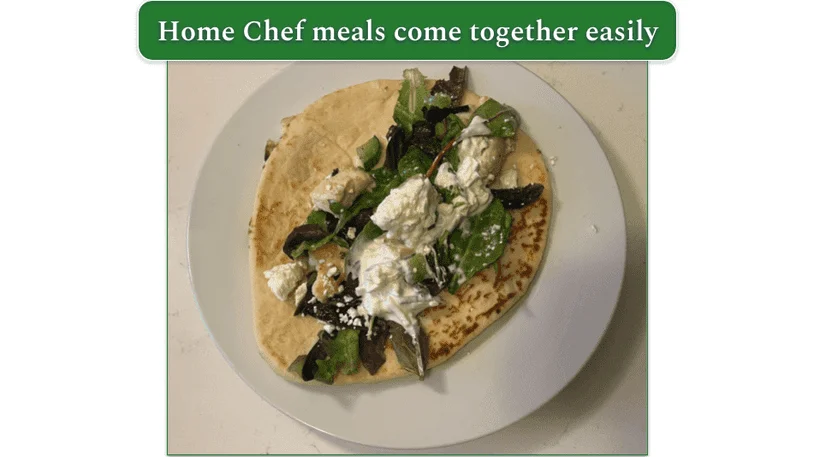 Home Chef’s Diced Chicken Gyro