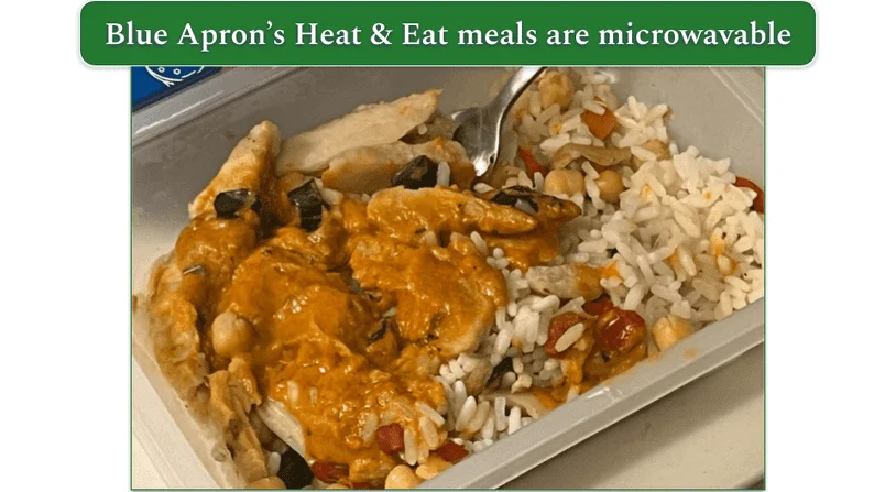 Blue Apron’s Heat & Eat Butter Chicken