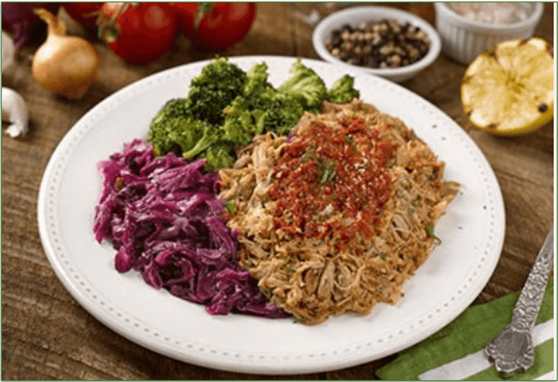 BistroMD's Hickory Smoked BBQ Pork with Broccoli