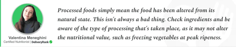 Quote from our certified nutritionist