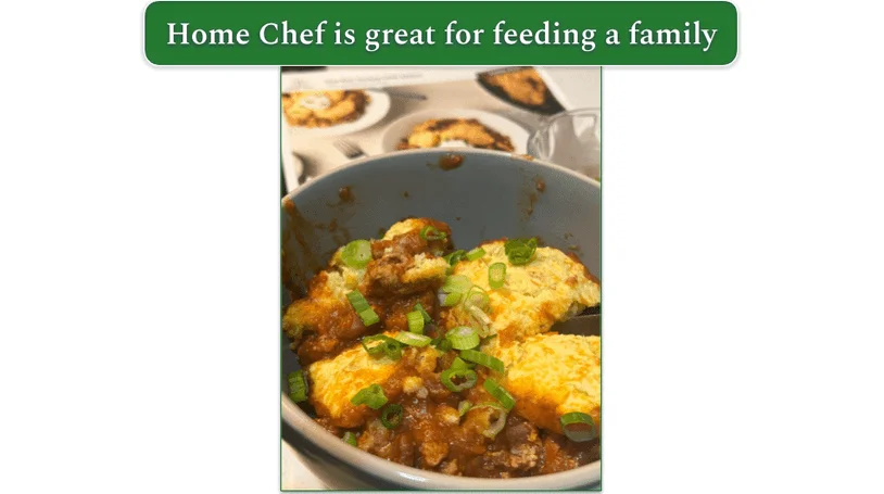 Home Chef’s One-Pan Turkey Chili Skillet